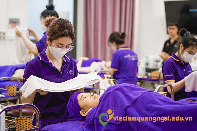 Nhu cầu tuyển dụng việc làm spa tại Quảng Ngãi.