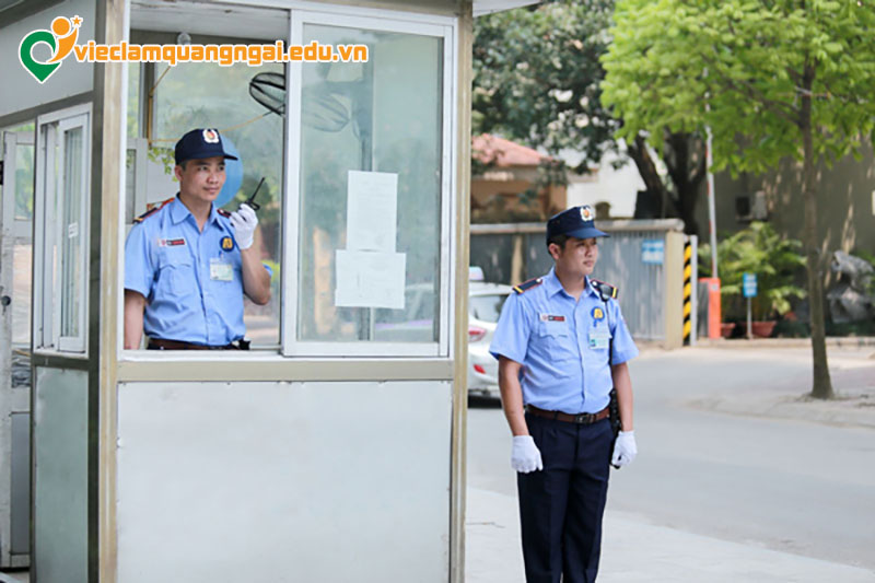Mức lương cơ bản khi làm bảo vệ tại Quảng Ngãi