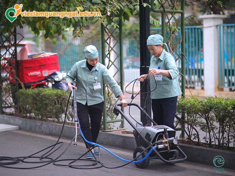 Nhu cầu tìm việc vệ sinh công nghiệp ở Quảng Ngãi