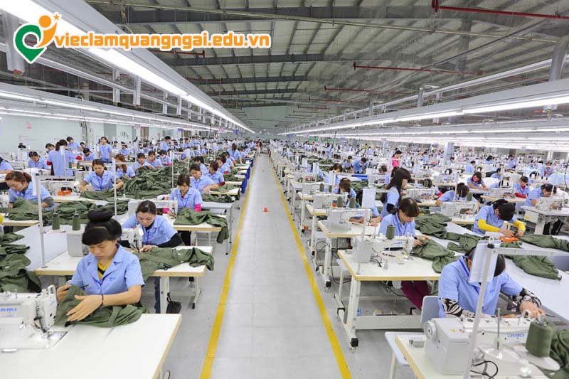 Nhu cầu việc làm may mặc ở Quảng Ngãi
