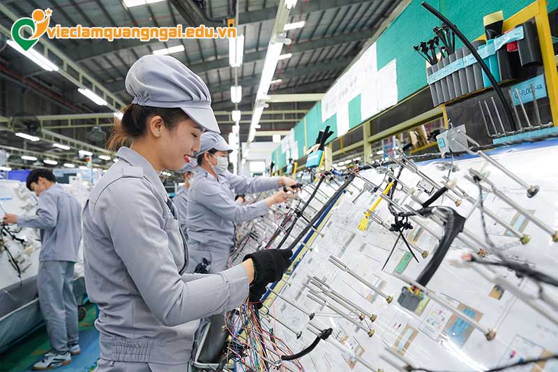 Tuyển dụng công nhân sản xuất tại nhà máy Quảng Ngãi