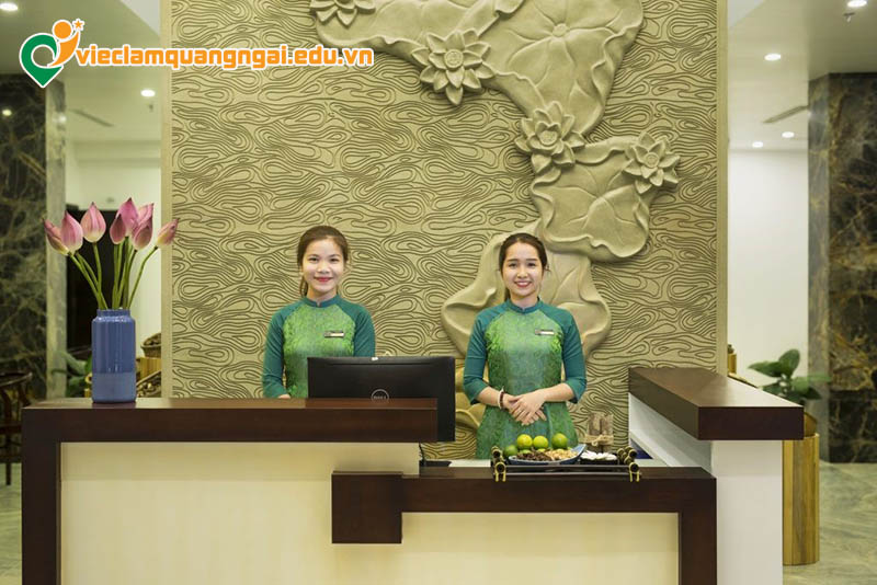 Vị trí lễ tân khách sạn tại Quảng Ngãi