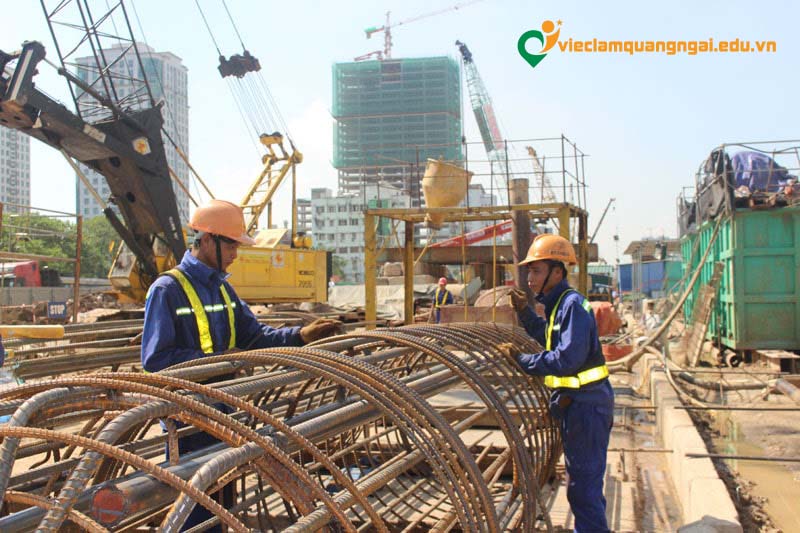 Quyền lợi khi ứng tuyển việc làm xây dựng Quảng Ngãi