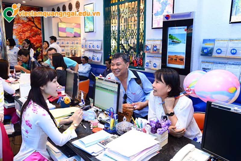 Vị trí nhân viên kinh doanh dịch vụ du lịch tại Quảng Ngãi