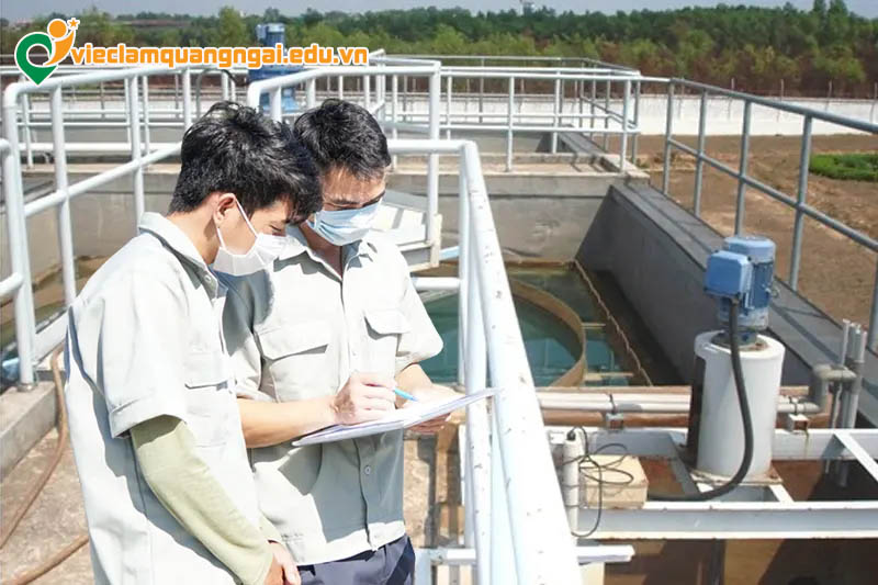 Vị trí nhân viên quan trắc, xử lý nước thải