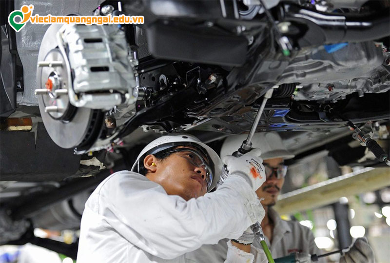 Những vị trí của công việc cơ khí Quảng Ngãi