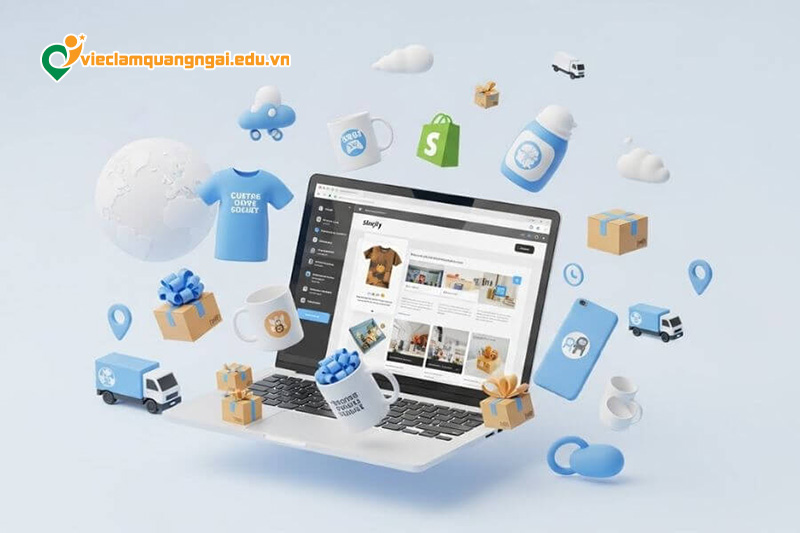 Việc làm POD / Dropship tại Quảng Ngãi.